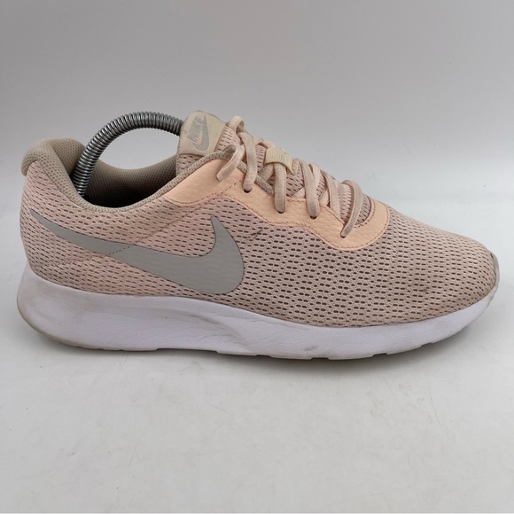 Nike Women’s Tanjun Guava Ice/Vast Grey 812655-800 Running Shoe Sneaker- Size 10 - Picture 1 of 11